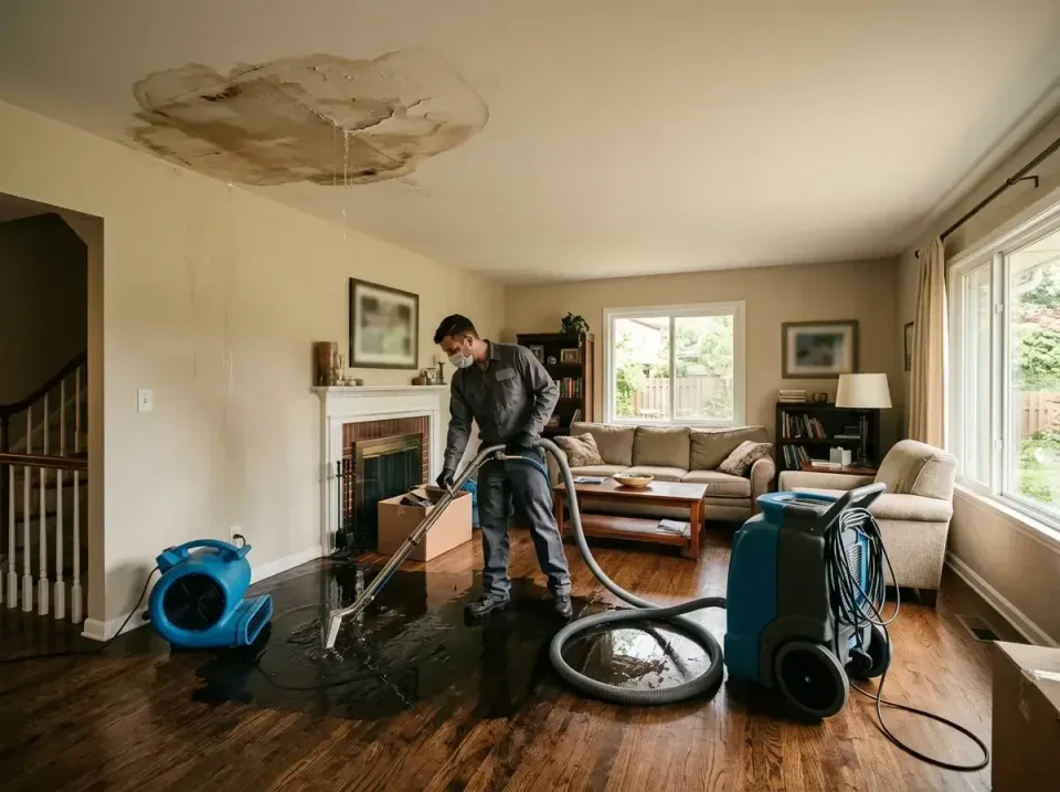 attic-pipe-burst-ceiling-drip-008 — frequently asked questions, Water Damage Restoration & Carpet Care in Church Hill, TN